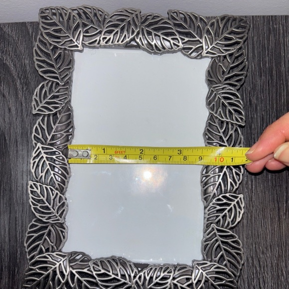 Malden Frame Pewter Leaf Standing‎ Photo Frame Metal Heavy - Picture 12 of 12